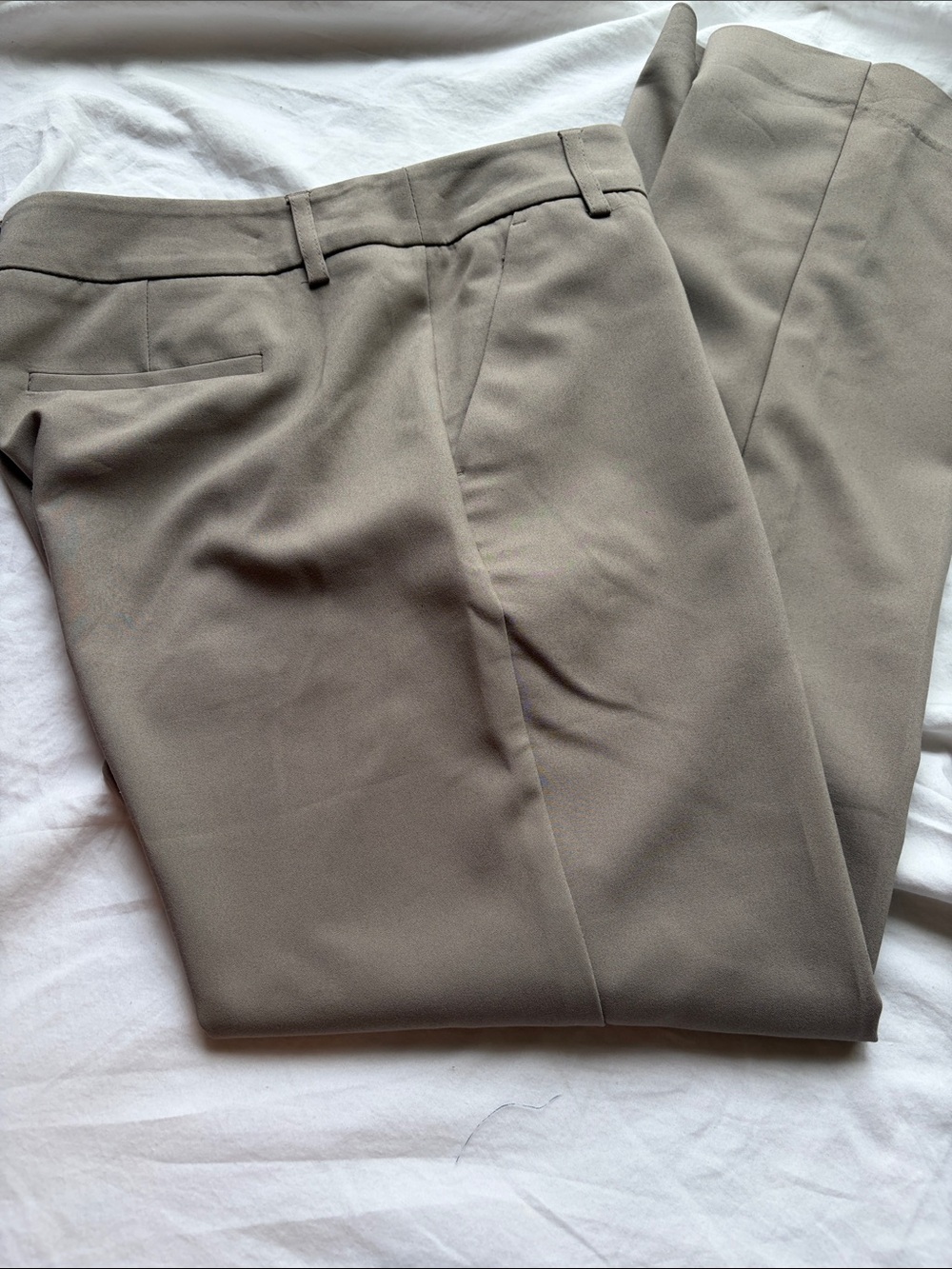 Taupe Pants Office Essential Like Ne